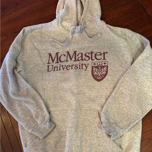 Gray McMaster University Hoodie